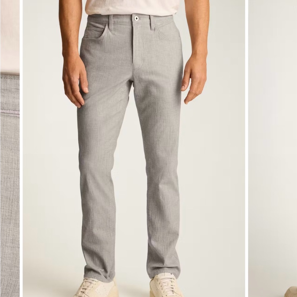 NWT Bonobos Gray Herringbone Pants
